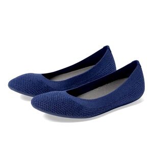 Allbirds Tree Breezers Women's 7 Blue Knit Ballet Flats